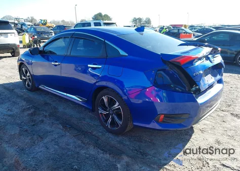 2017 Honda Civic Touring from USA, damaged, VIN 19XFC1F9XHE211464